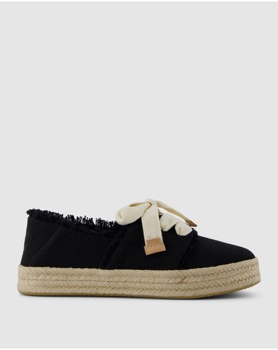 Black Beachside Woven