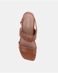 Mia Vita - Yuki Heeled Sandal - Tan