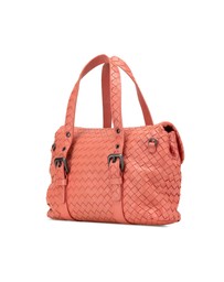 Pre-Loved by Azura Reborn - Pre-Loved Leather Intrecciato Flap Satchel