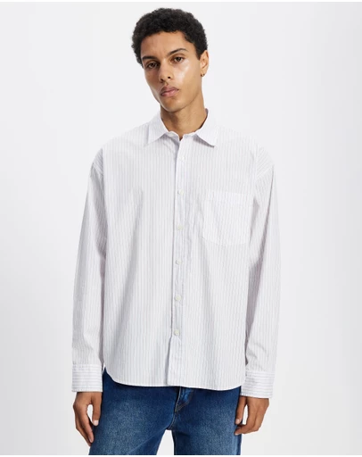 Jack & Jones - Meadows Poplin Stripe Shirt