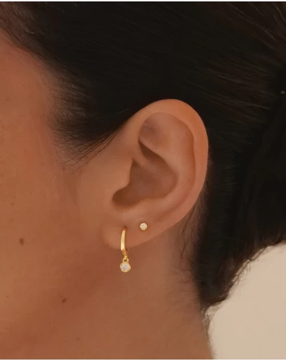 The Silver Collective - Verity Stud Earrings Gold