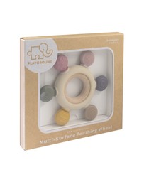 Playground - Multi-Surface Teething Wheel - Rose