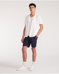 Calibre - Soft Seersucker Shorts Navy