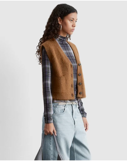& Other Stories - Brushed Knitted Vest