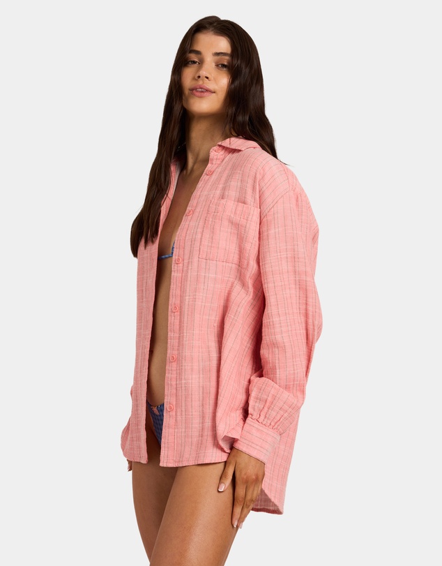 Billabong - Womens Wanderer Stripe Long Sleeve Shirt