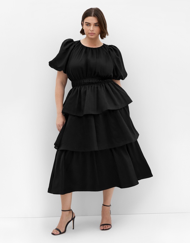 City Chic - Heavenly Ruffle Maxi Dress