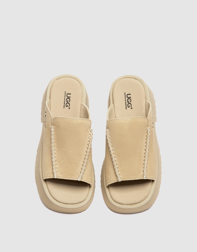 EVERAU - Australian Shepherd Ugg Haive Cow Suede Upper Loafer Oxfords Flats