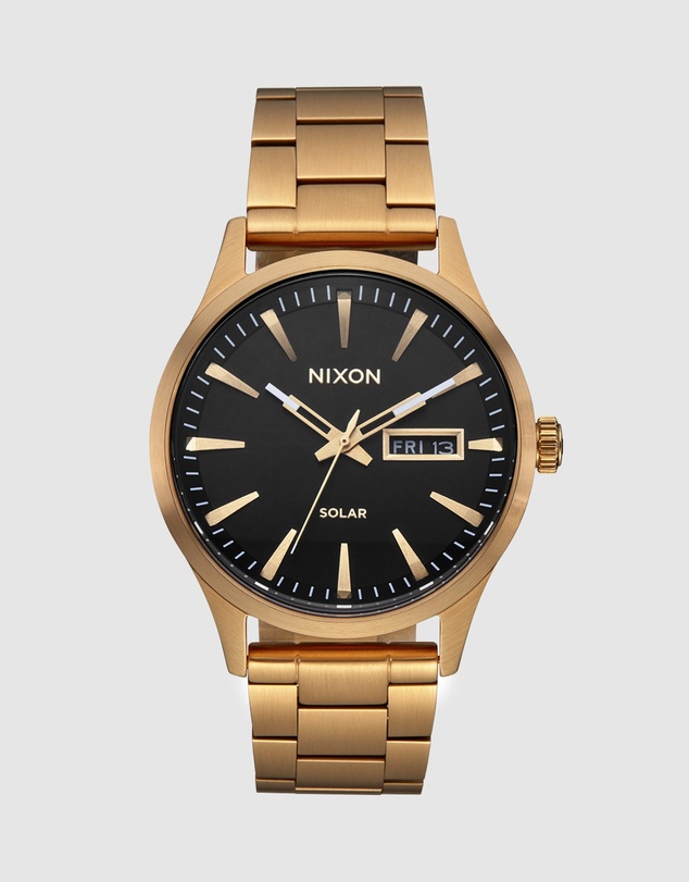 Nixon - Sentry Solar Stainless Steel