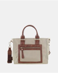 Pierre Cardin - Pierre Cardin RFID Lightweight Nylon Mini Tote with Crossbody