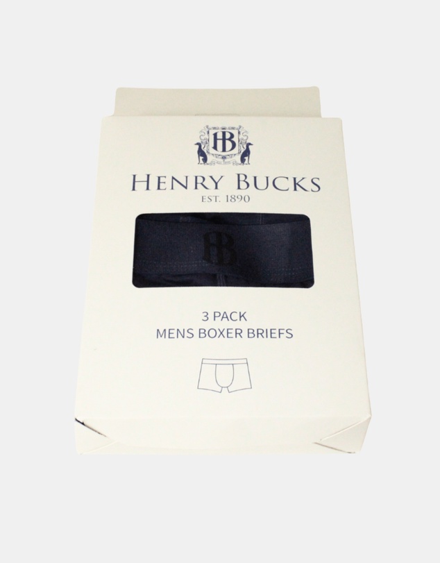 Henry Bucks - Henry Bucks Cotton Underwear Pack of 3