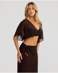 Vacay Swimwear - Vela Top Chocolate