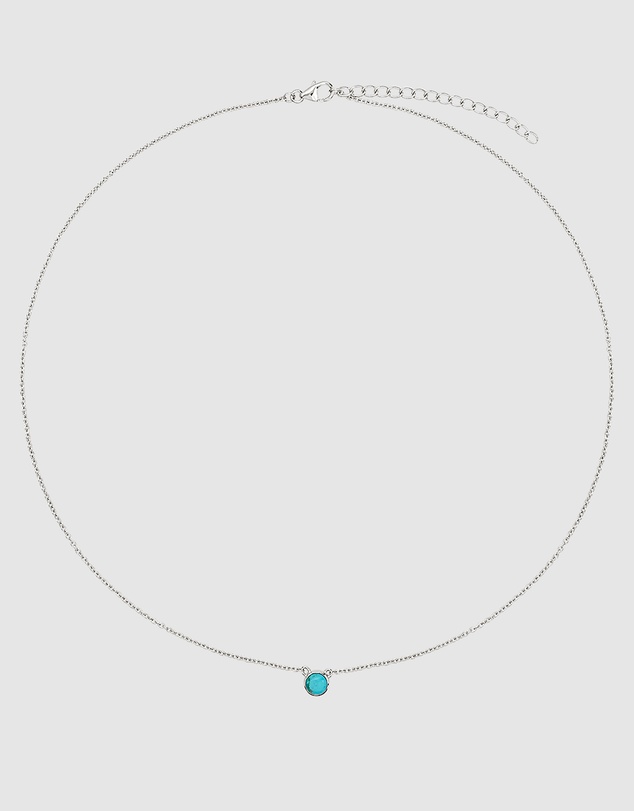 Najo - Heavenly Turquoise Silver Necklace