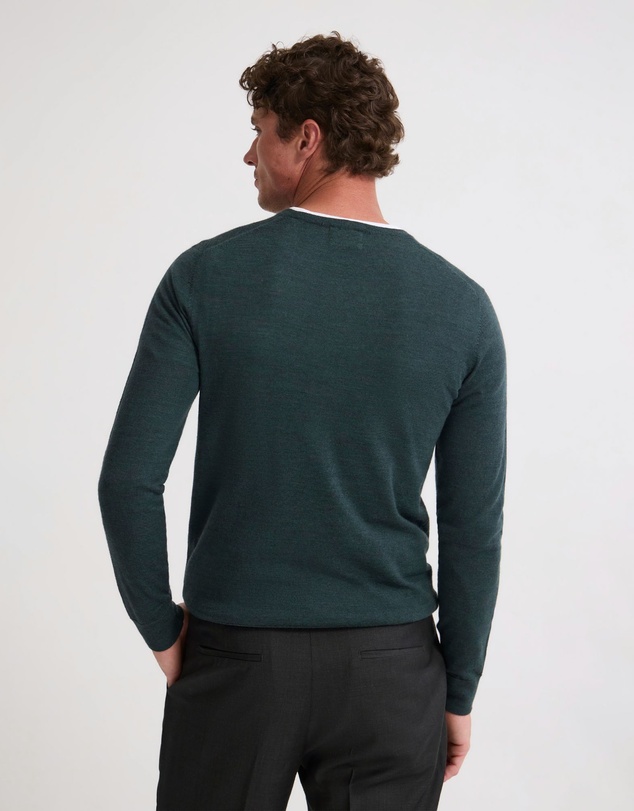 Oxford - Basic V-Neck Pure Wool Pullover