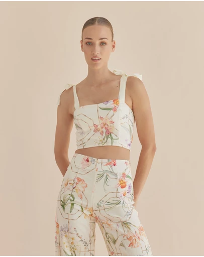 Amelius - Orangerie Crop Top