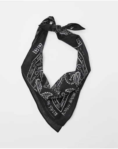 Ksubi - Ghosted Bandana Black/White