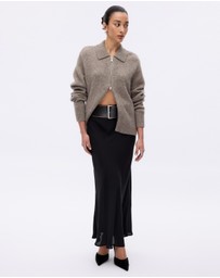 Minima Esenciales - Joryn Alpaca Wool Zip Cardigan