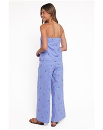 Petal & Pup - Ezra Pant Set - Blue Stipe