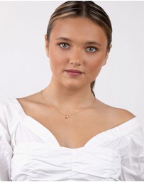 Lovisa - Gold Plated Sterling Silver Freshwater Pearl Cupchain Necklace
