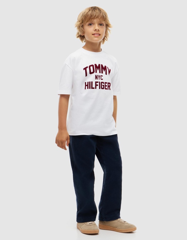 Tommy Hilfiger - Logo Jersey Crew Neck T-Shirt - Teens