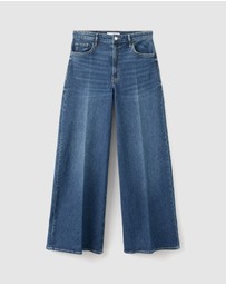 M.N.G - High-Waisted Wide-Leg Jeans