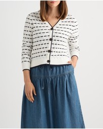 David Lawrence - Decora Cable Knit Cardigan