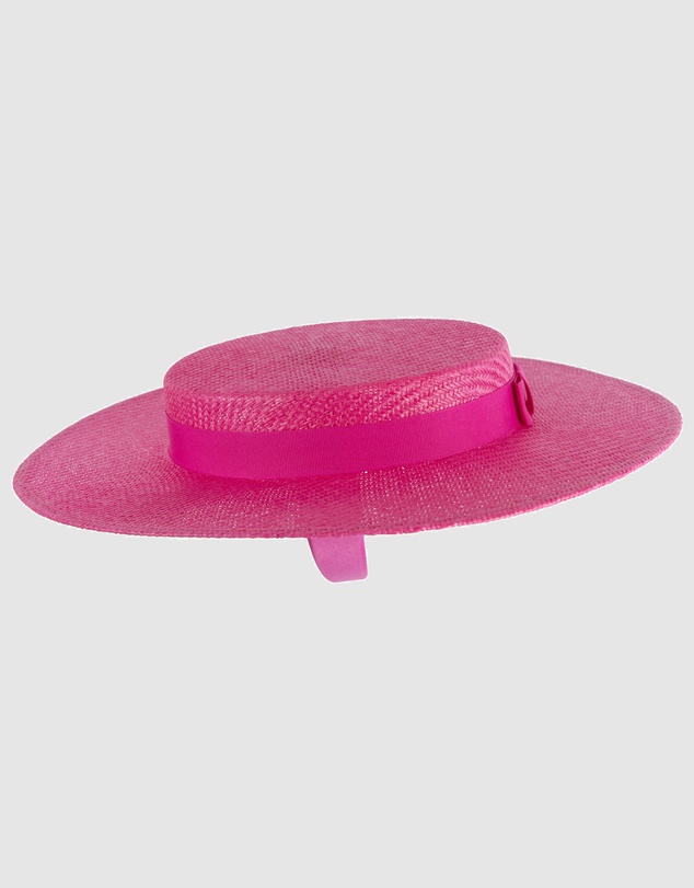 Max Alexander - Fuchsia Boater Hat