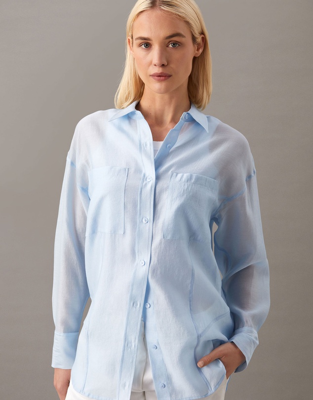 Calvin Klein - Sheer Relaxed Shirt