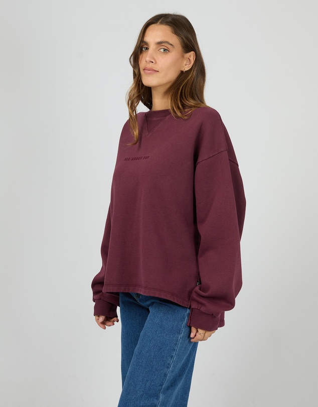 All About Eve - Aae Washed Box Crew Wine