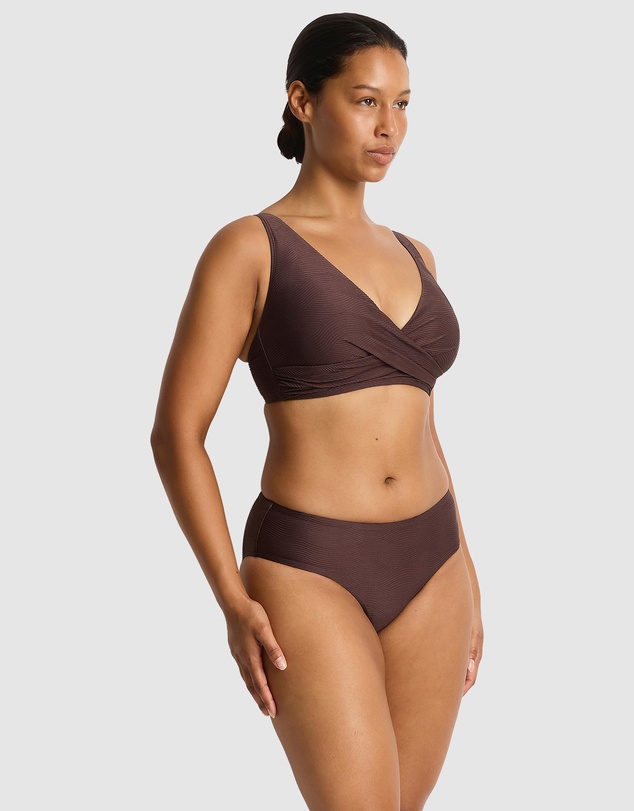 Sea Level Australia - Zen Cross Front Multifit Bra Top