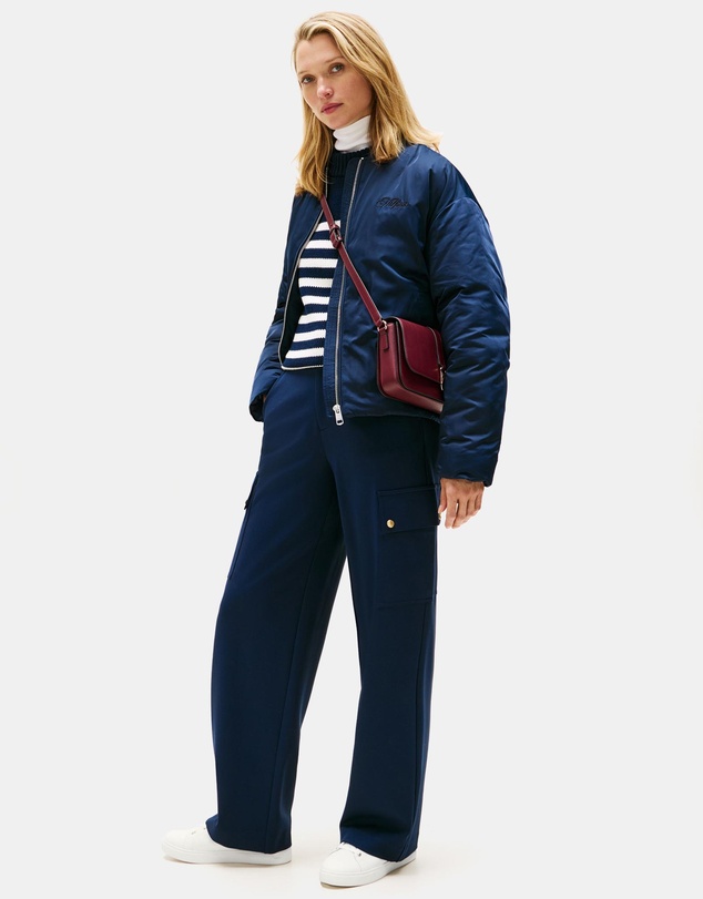 Tommy Hilfiger - Leather Cupsole Sneakers - Women's