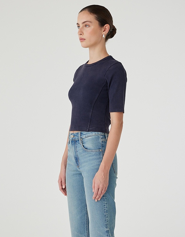 Nobody Denim - Panelled Rib T-Shirt