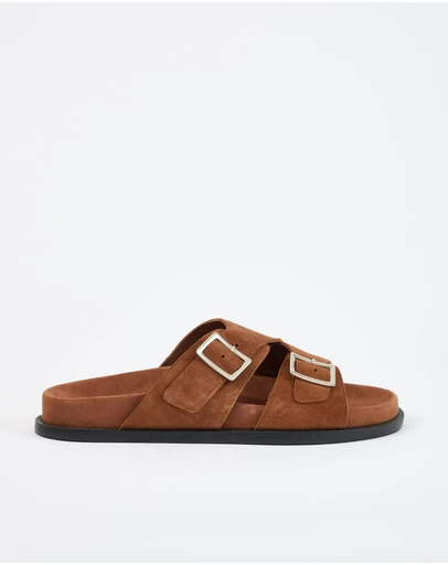 Sol Sana - Sato Footbed Cocoa Suede