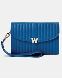 Wolf - Wolf Mimi Crossbody Bag with Wristlet Blue