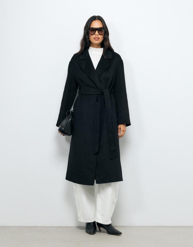 AERE - Chloe Double Faced Wool Blend Coat