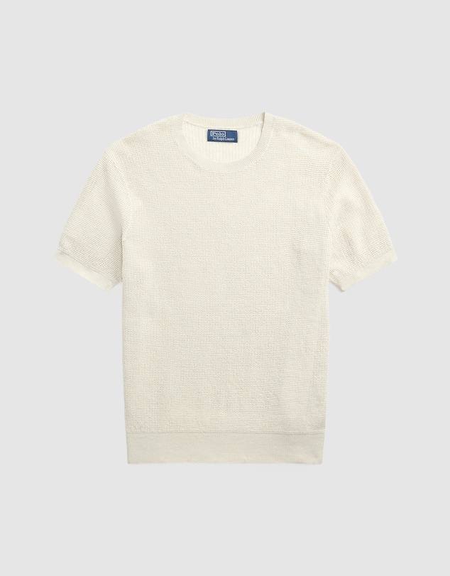 Polo Ralph Lauren - Textured Linen Short-Sleeve Sweater