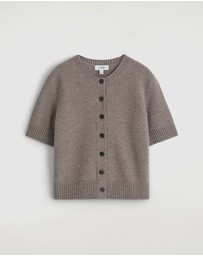 COS - Merino Wool Short-Sleeved Cardigan
