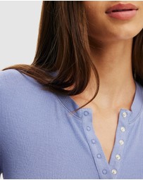 Cotton On Body - Airy Soft Lounge Henley Top
