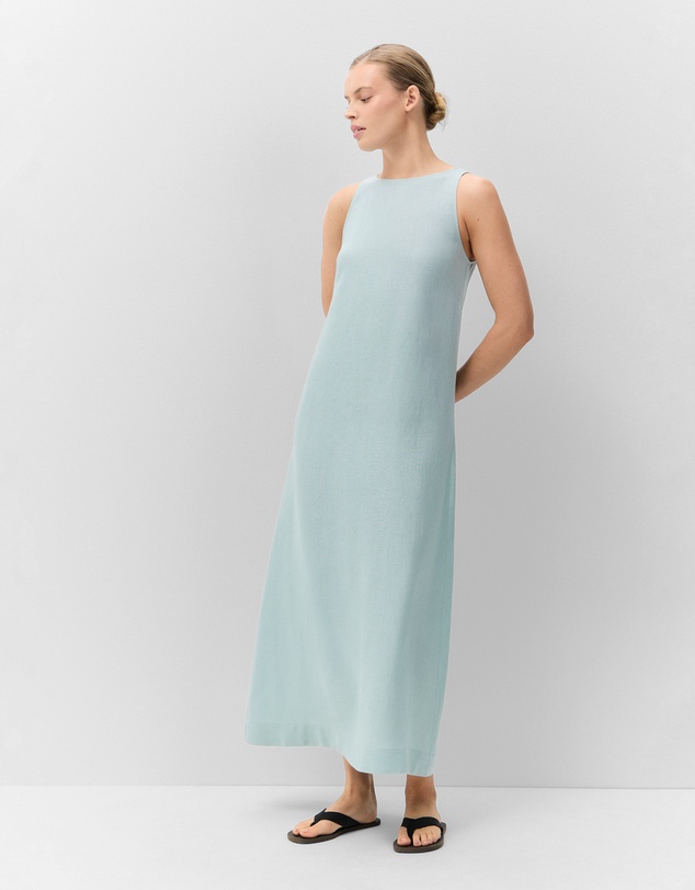 UNISON - Linen Sleeveless Maxi Dress