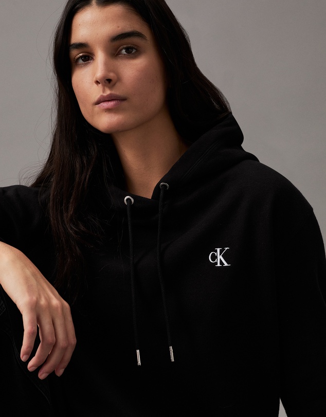Calvin Klein Jeans - Cotton Blend Fleece Hoodie