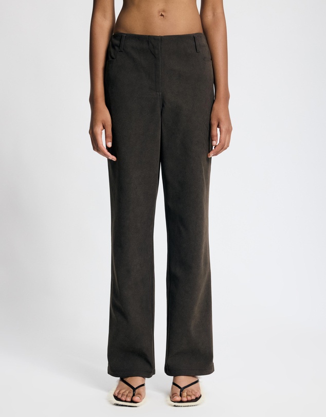 Lover - Genevieve Suede Look Pants
