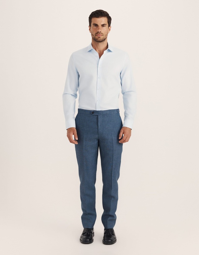 SABA - Lucian Cotton Linen Suit Pant
