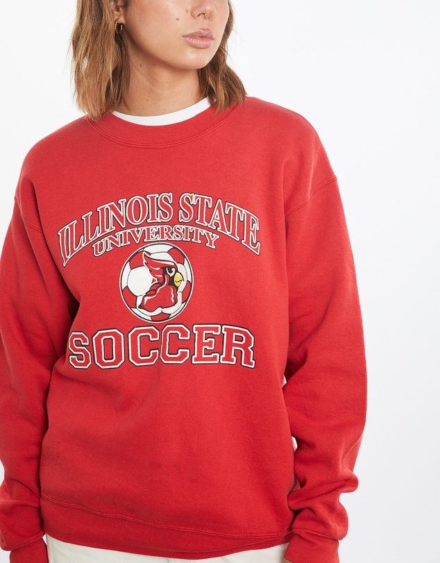 Vintage by The Real Deal - Pre Loved - Vintage Illinois State Redbirds Soccer Sweatshirt
