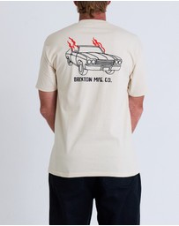 Brixton - Flaming Wheels Short Sleeve Tee