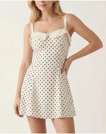 For Love & Lemons - Minnie Dot Mini Dress