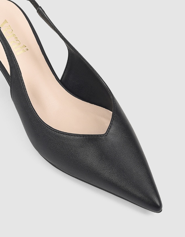 Verali - Lush Slingback Kitten Heels