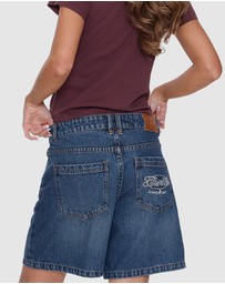 Thrills - Billie Low Rise Baggy Embro Shorts