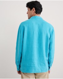 Seasalt - Seasalt Cornwall Blue Artist's Shirt