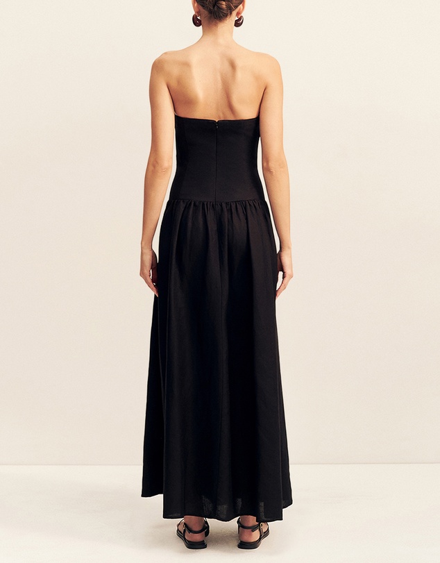 Shona Joy - Effie Strapless Cut Out Maxi Dress