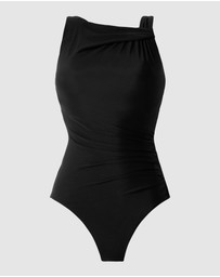 Miraclesuit Swimwear  - Avra DD Cup Underwired High Neck One Piece Shaping Swimsuit
