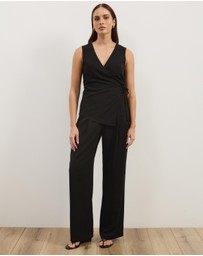 Atmos&Here - Ellie Pleated Wide Leg Pants
